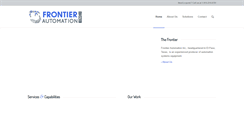 Desktop Screenshot of frontierautomation.com
